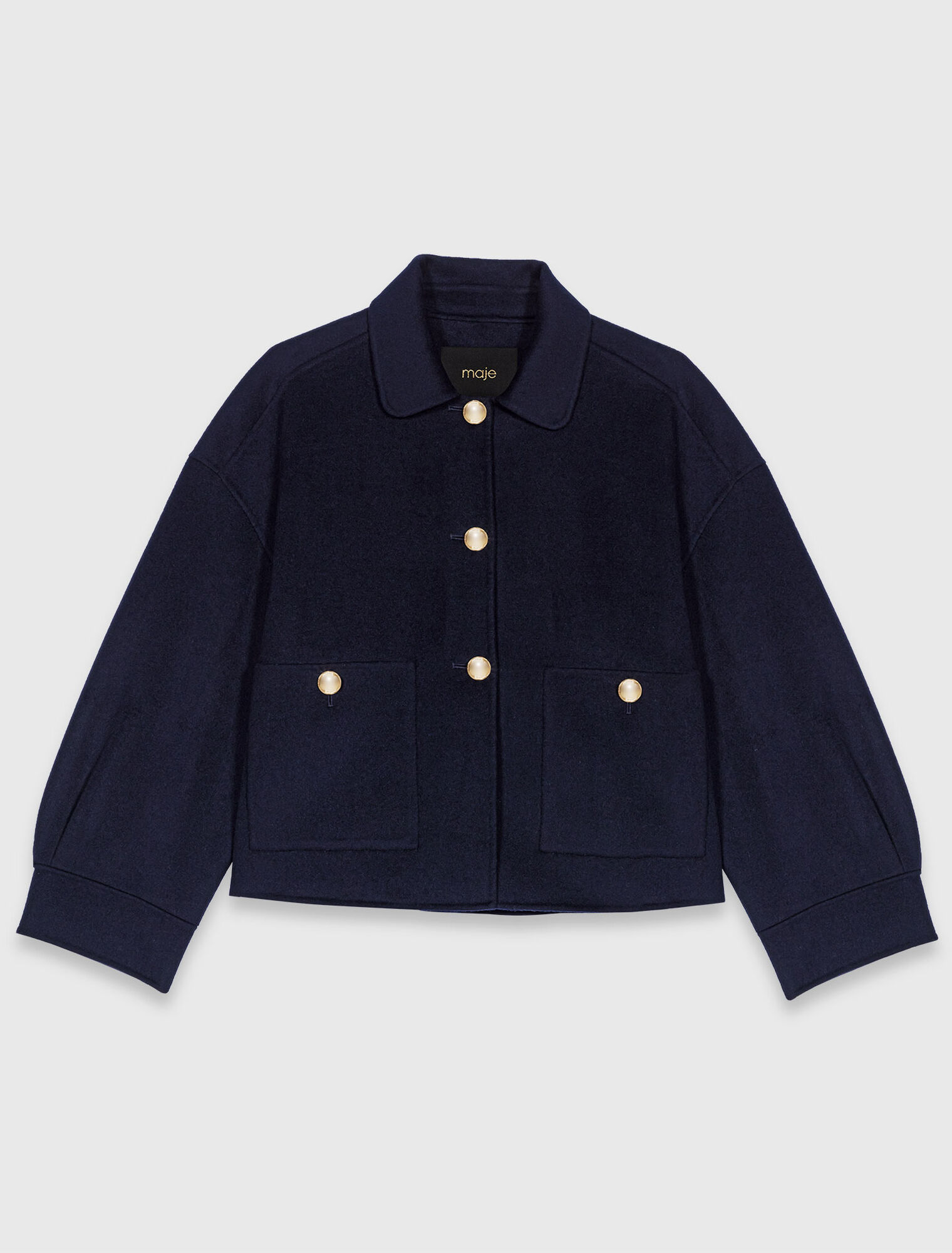 Chaqueta corta de lana