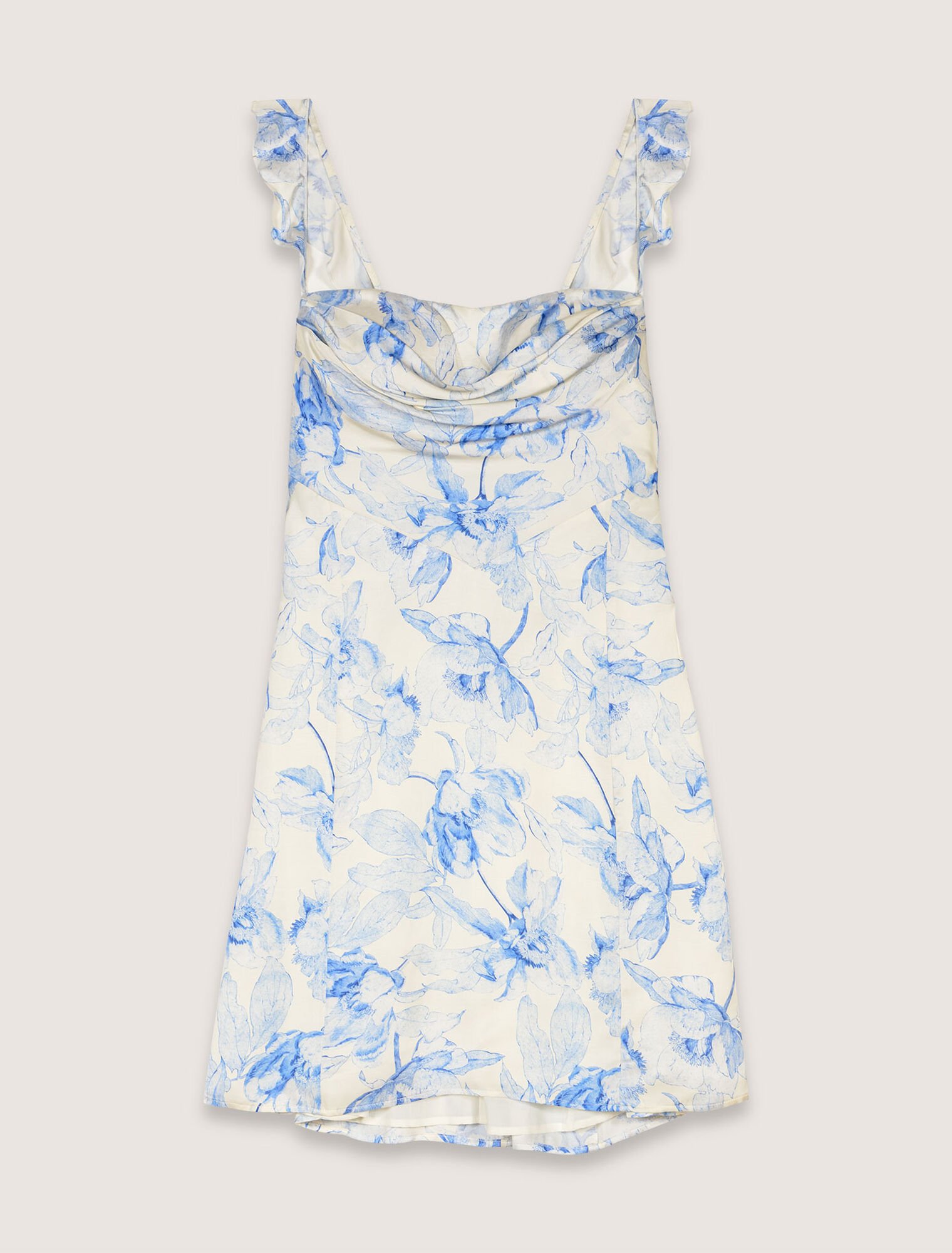 Vestido corto estampado