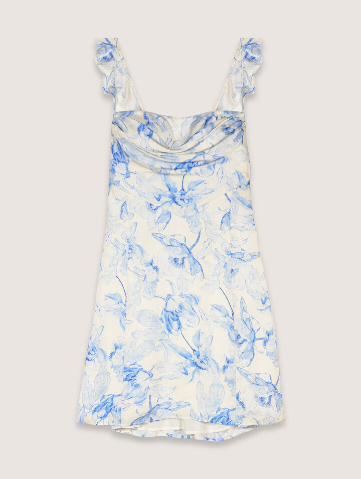 Vestido corto estampado