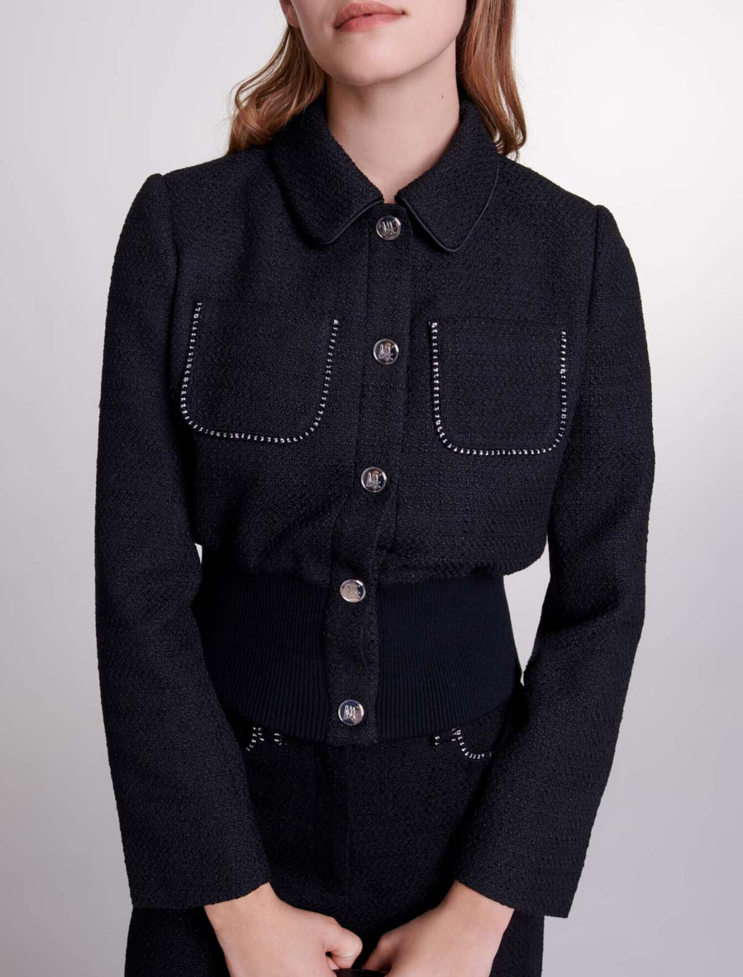 Cazadora de tweed