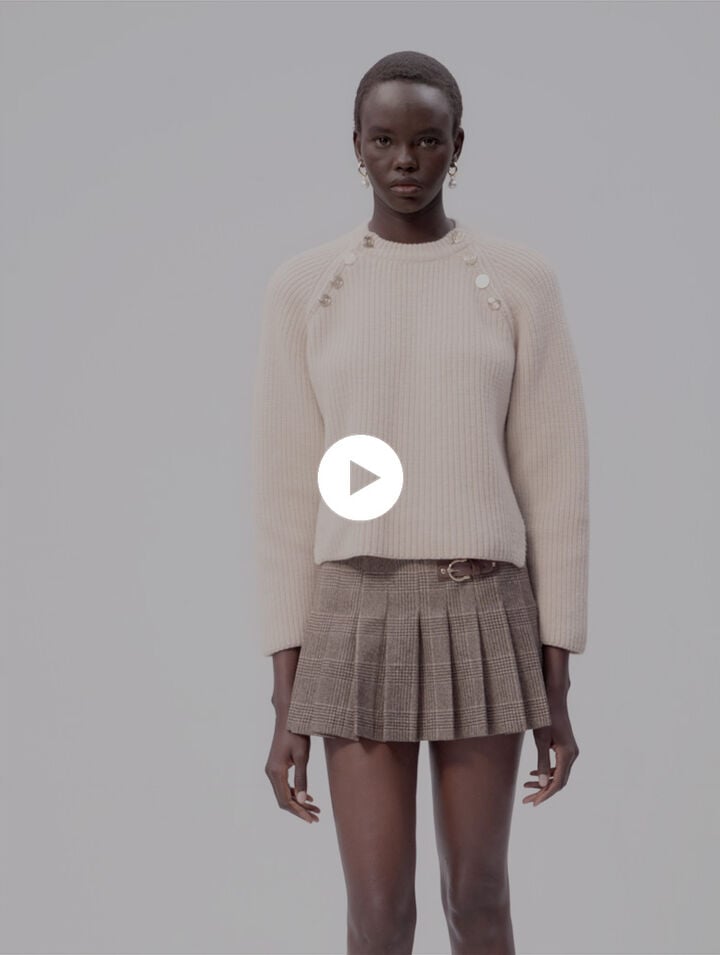 Jersey de canal&eacute; de lana