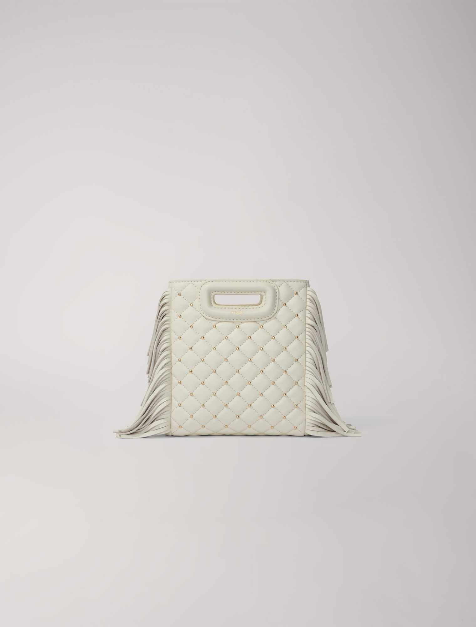 Bolso M mini acolchado y tachuelas