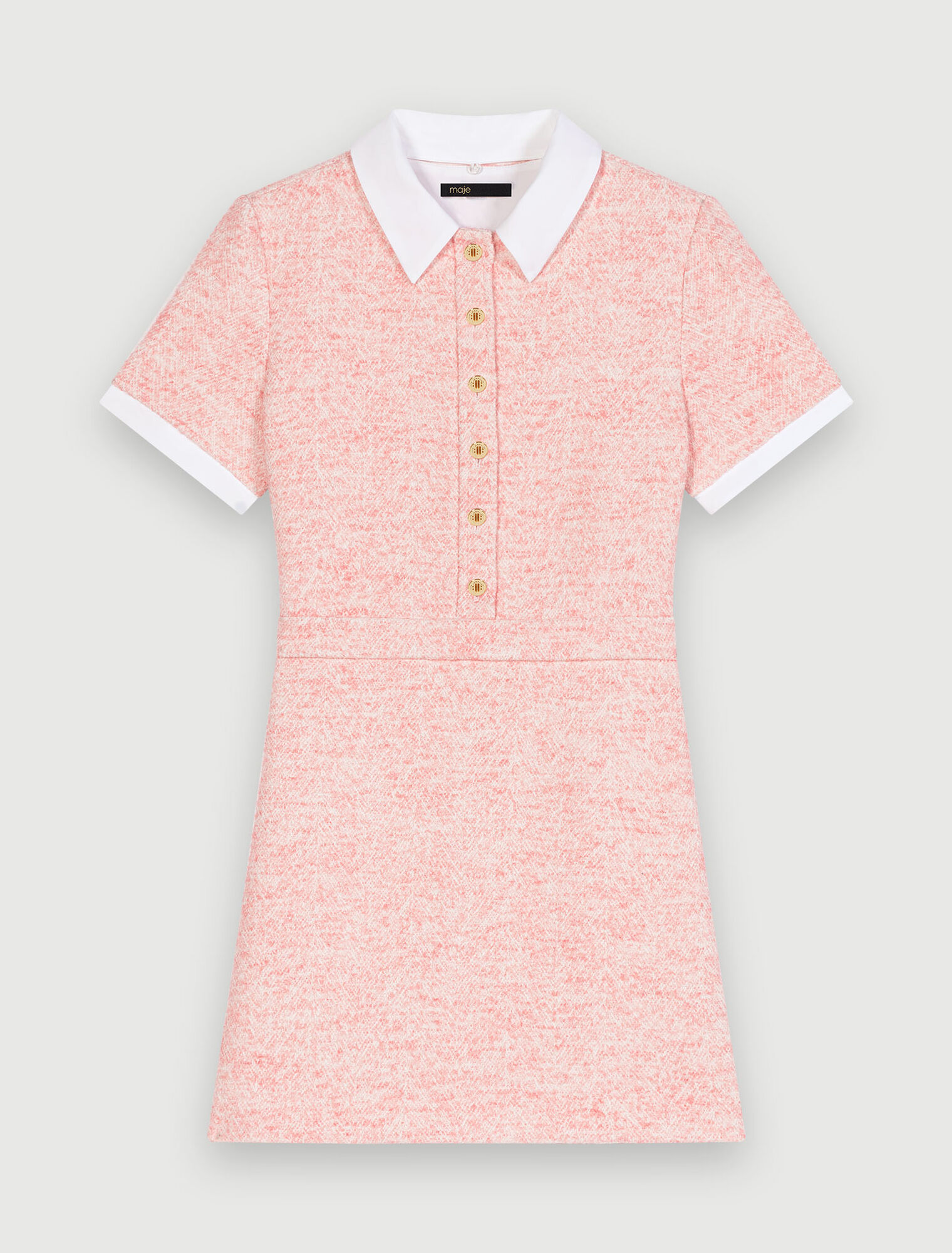 Vestido de traje rosa