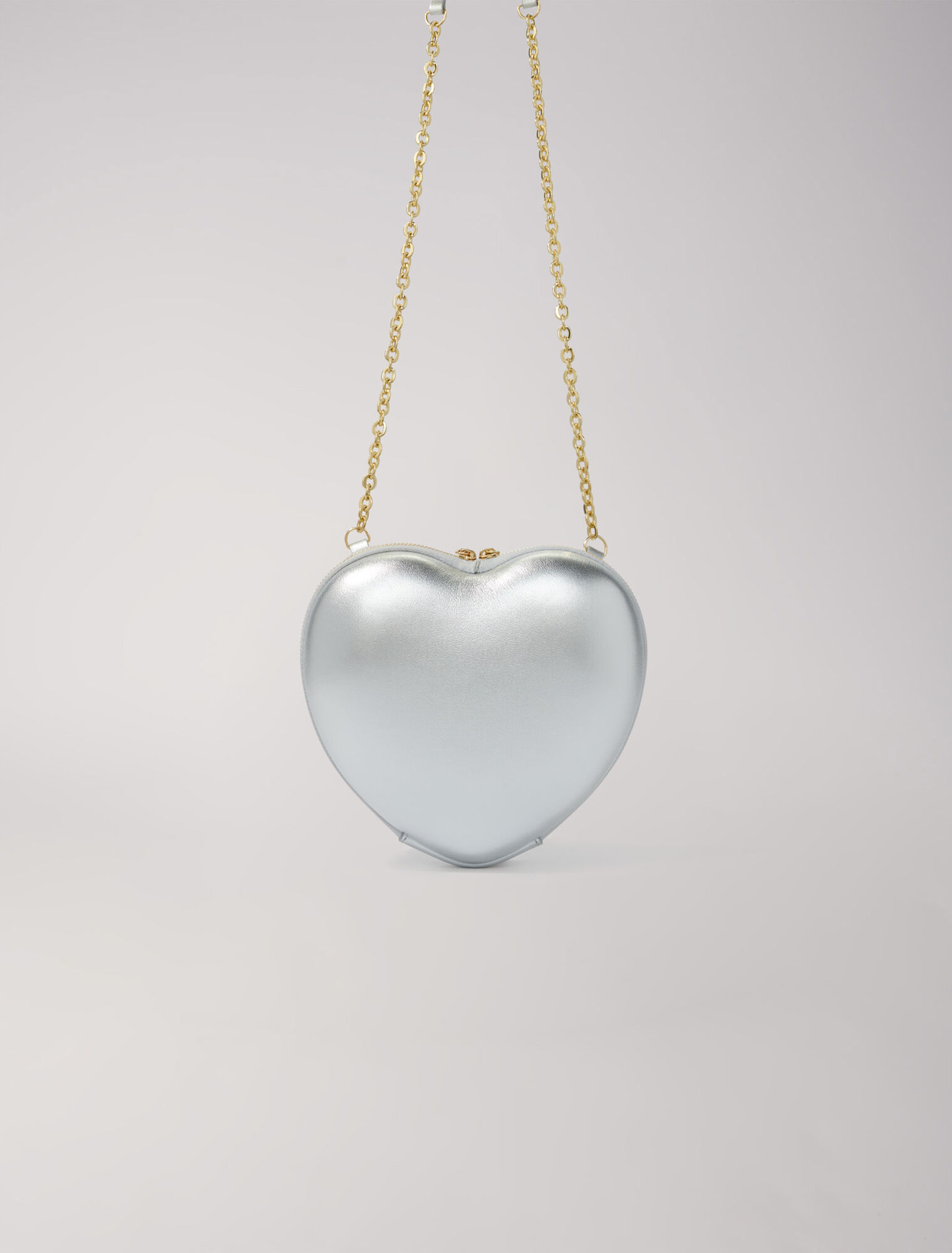 Bolso de corazón de cuero