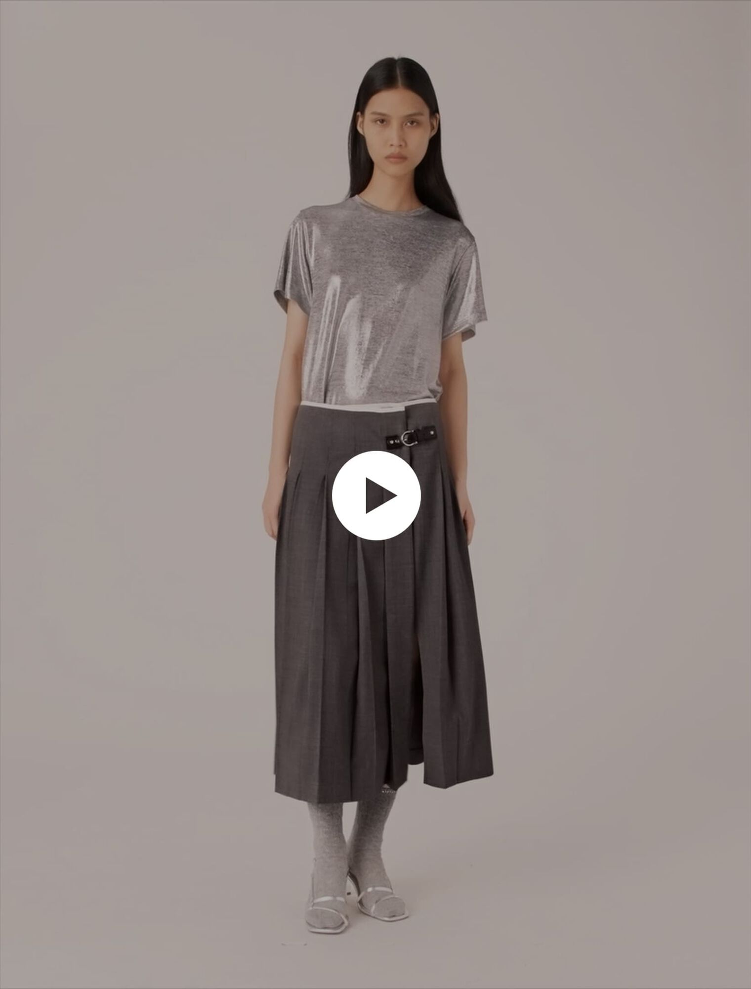 Camiseta de lamé
