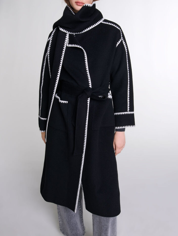 Abrigo bicolor reversible
