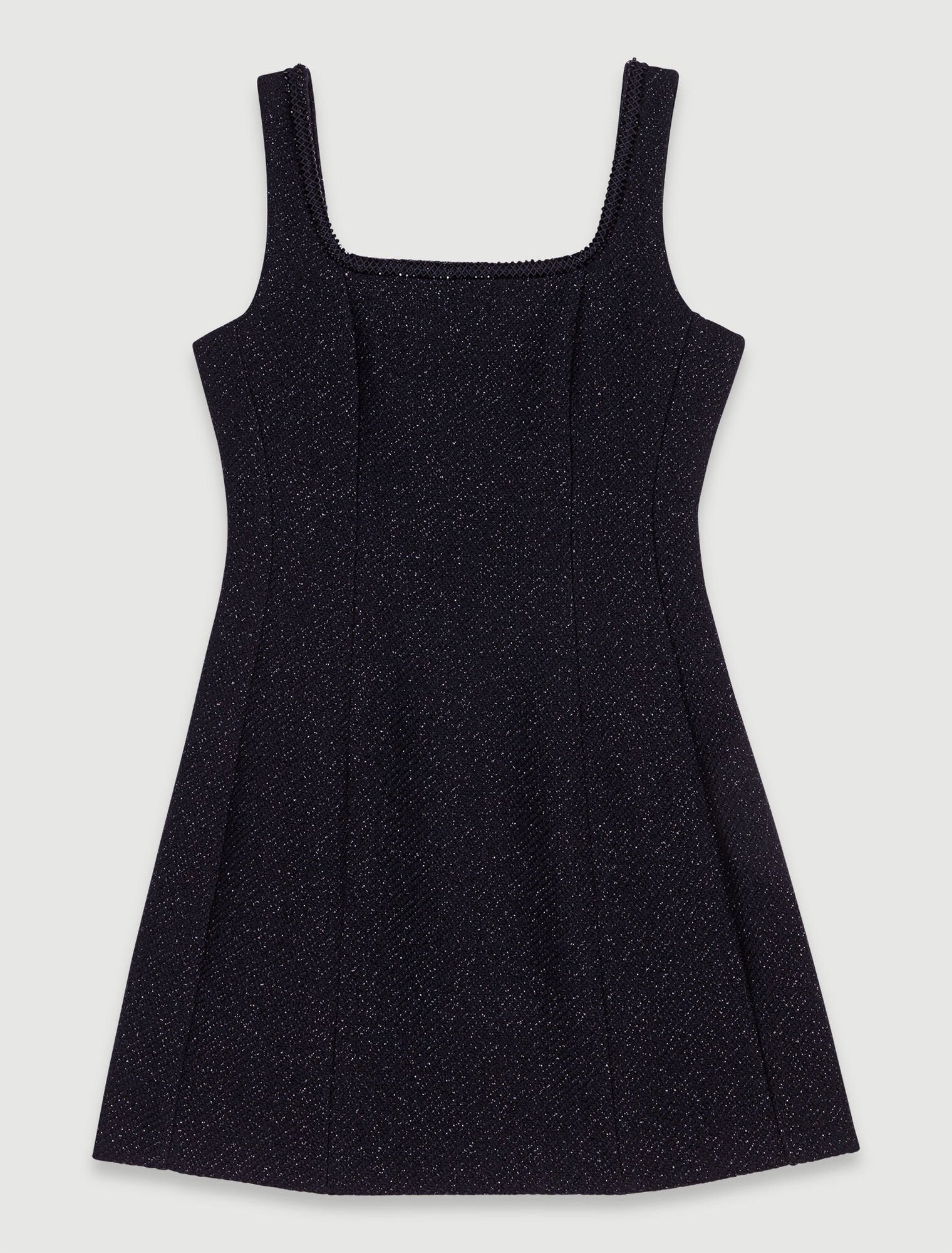 Vestido corto con strass