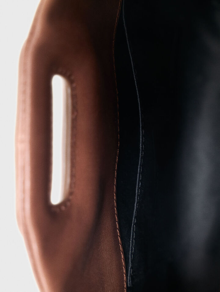 Bolso Miss M mini de piel &laquo;vintage&raquo;