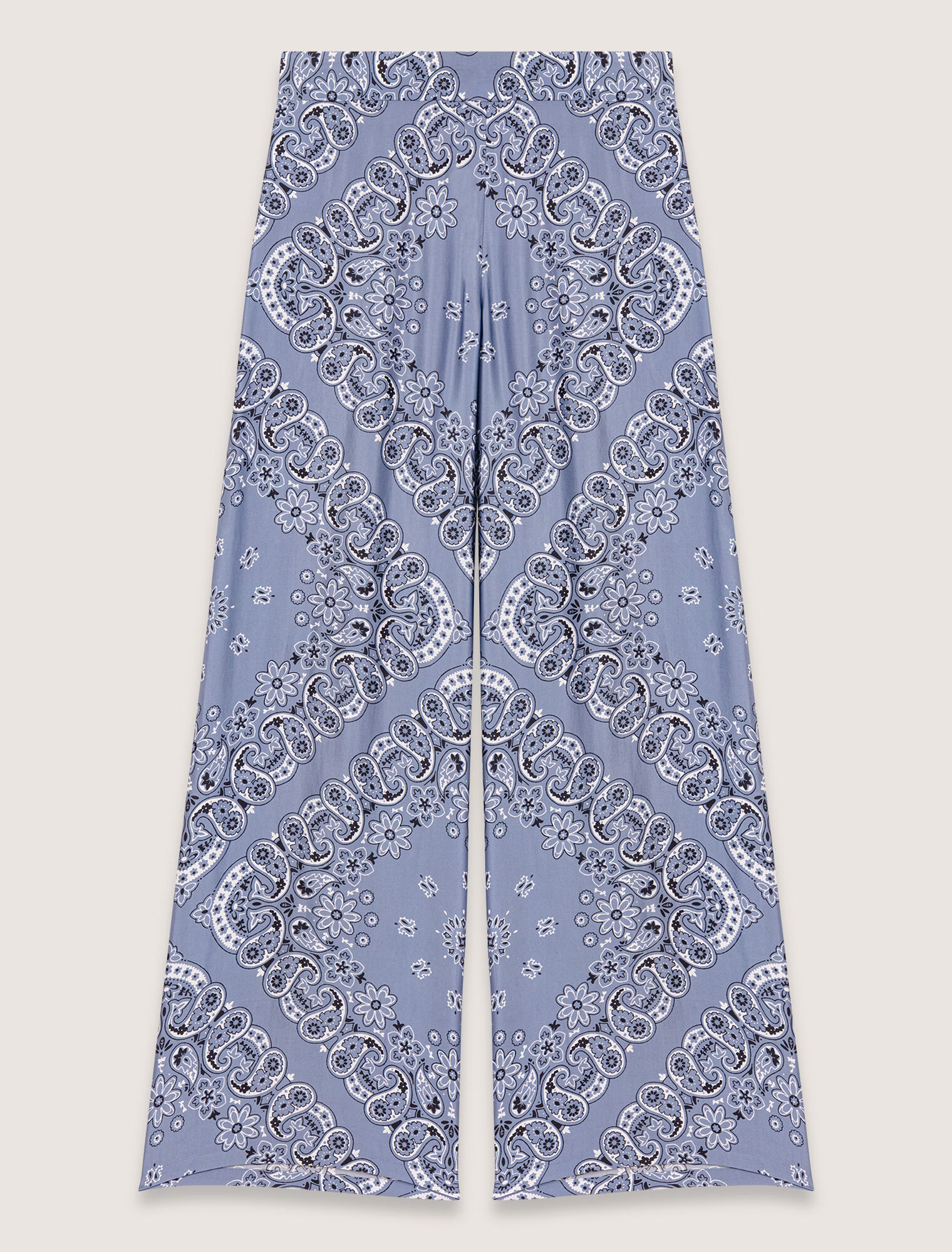 Pantalón estampado fluido