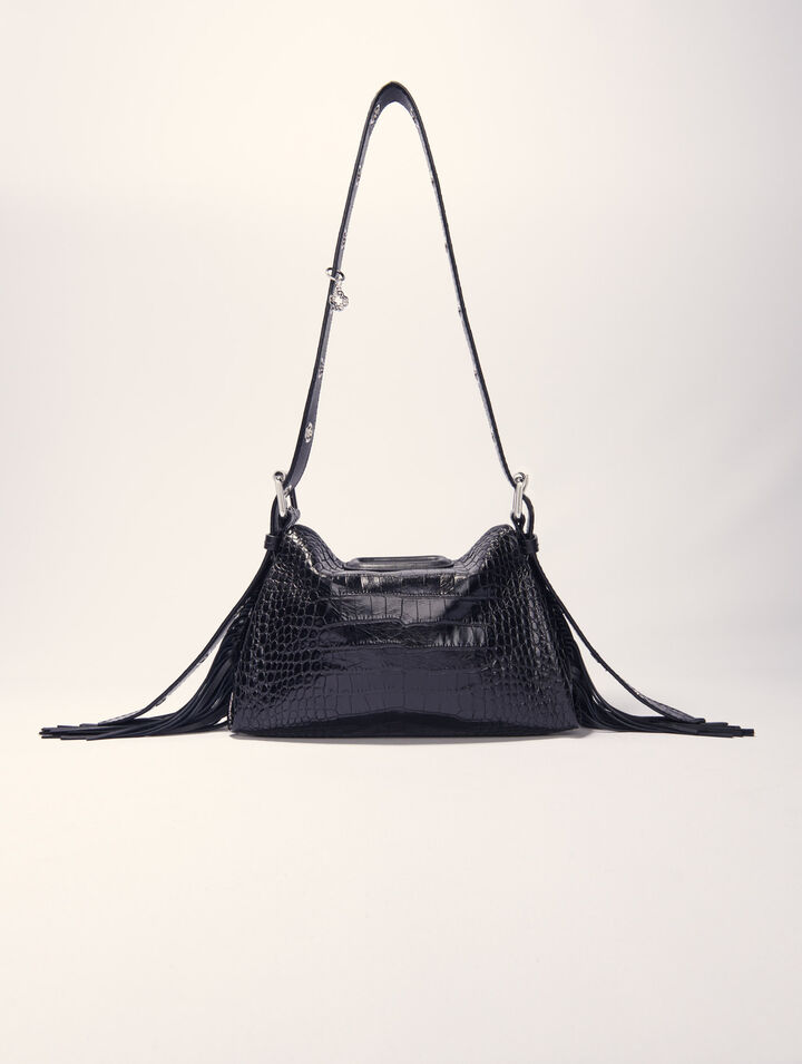 Bolso Miss M mini de piel repujada