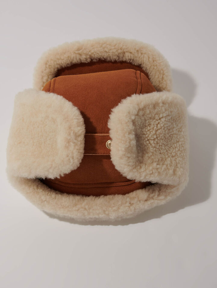 Gorro chapka de piel de cordero