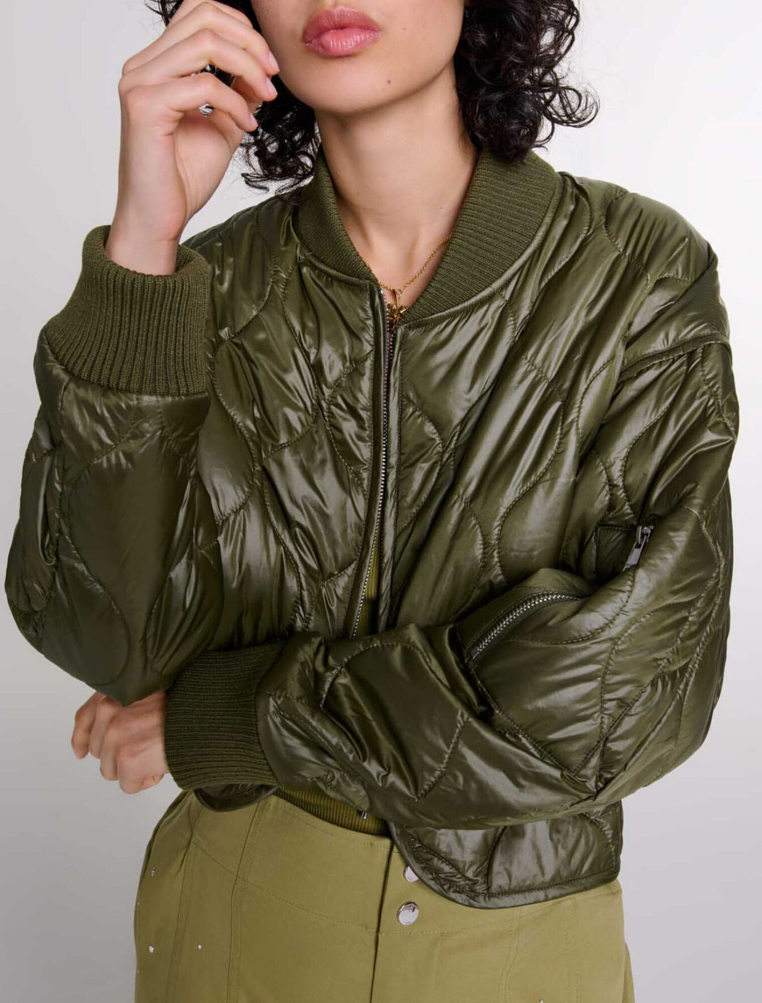 Chaqueta corta acolchada