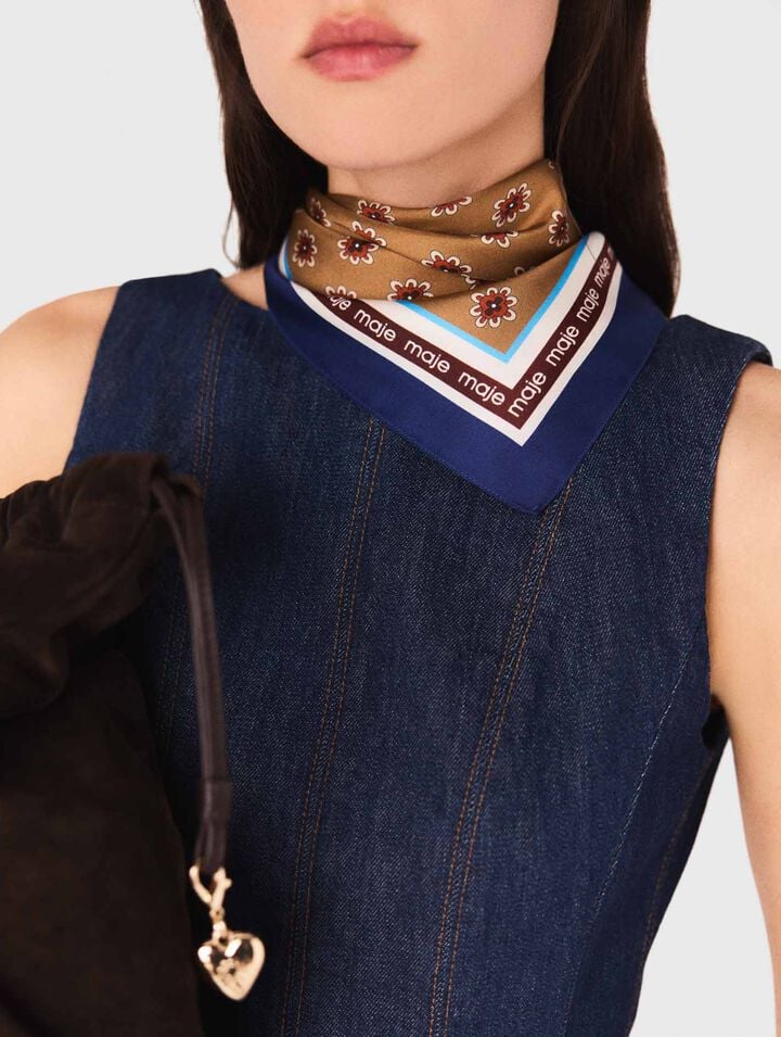 Bandana estampado floral