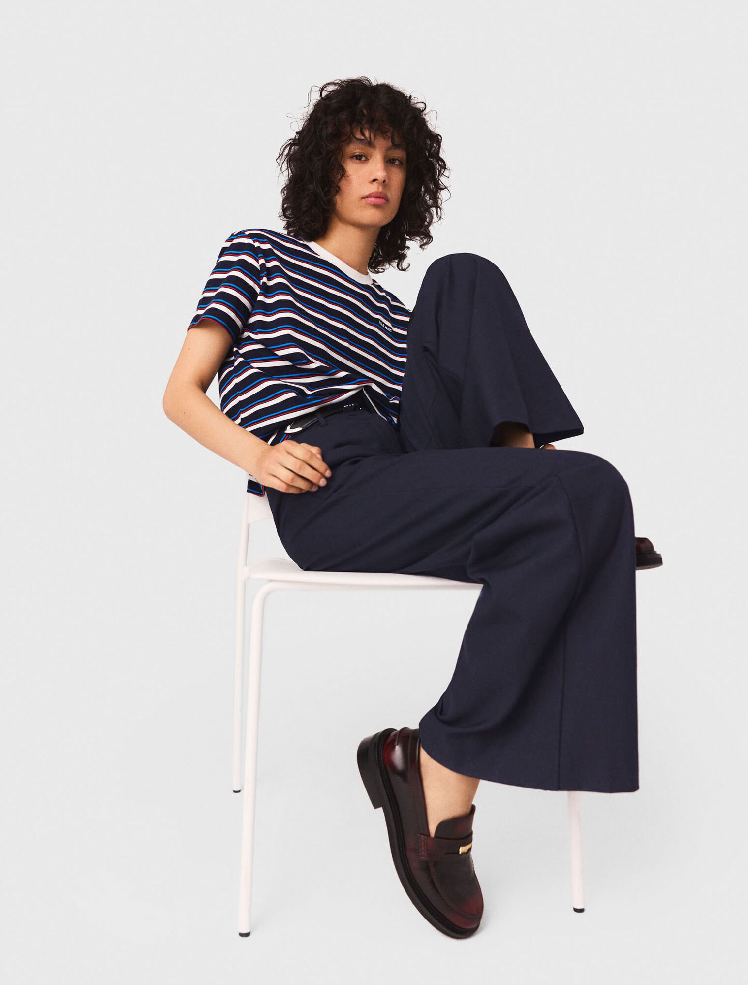 Pantalón sastre con pliegue