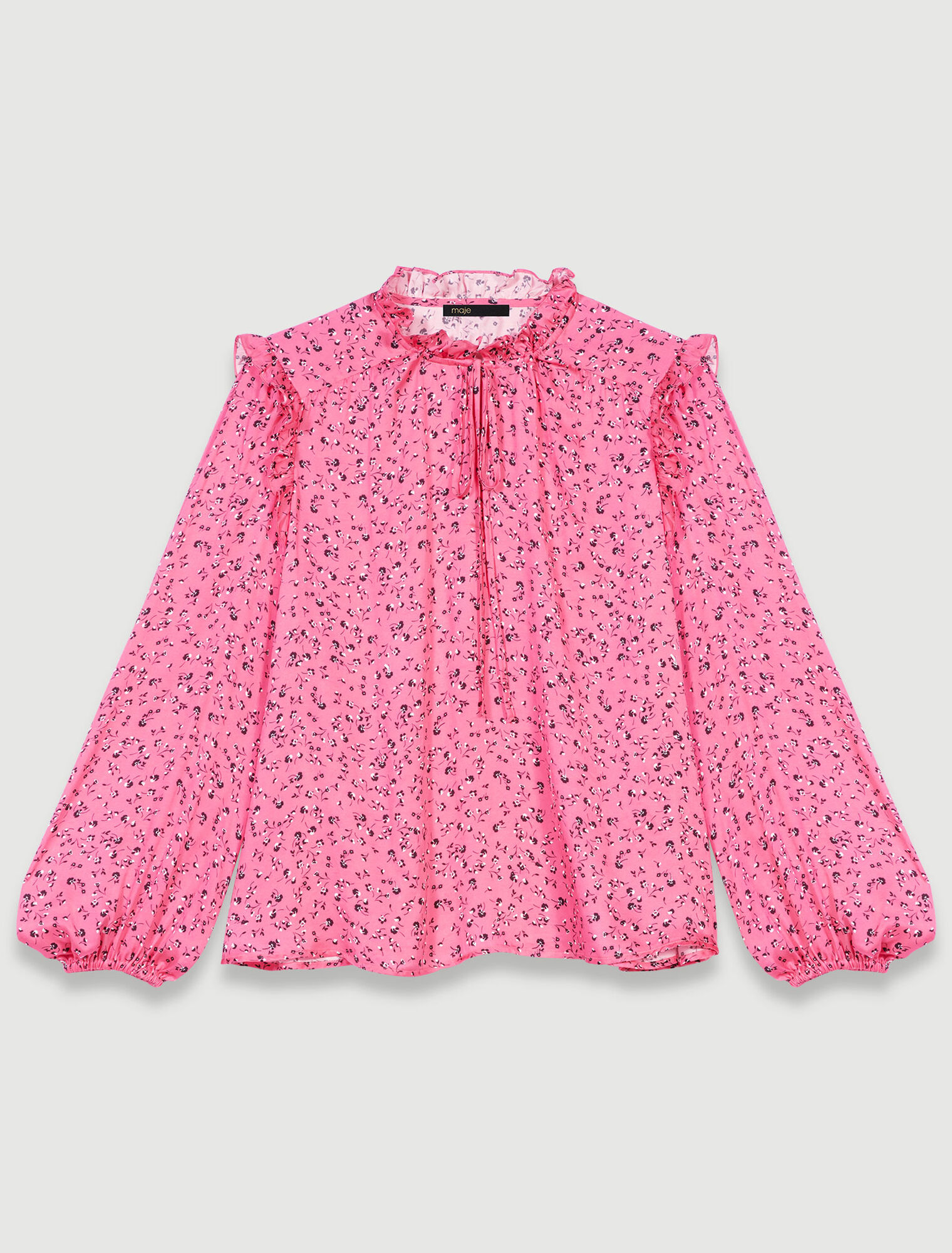 Blusa con estampado floral