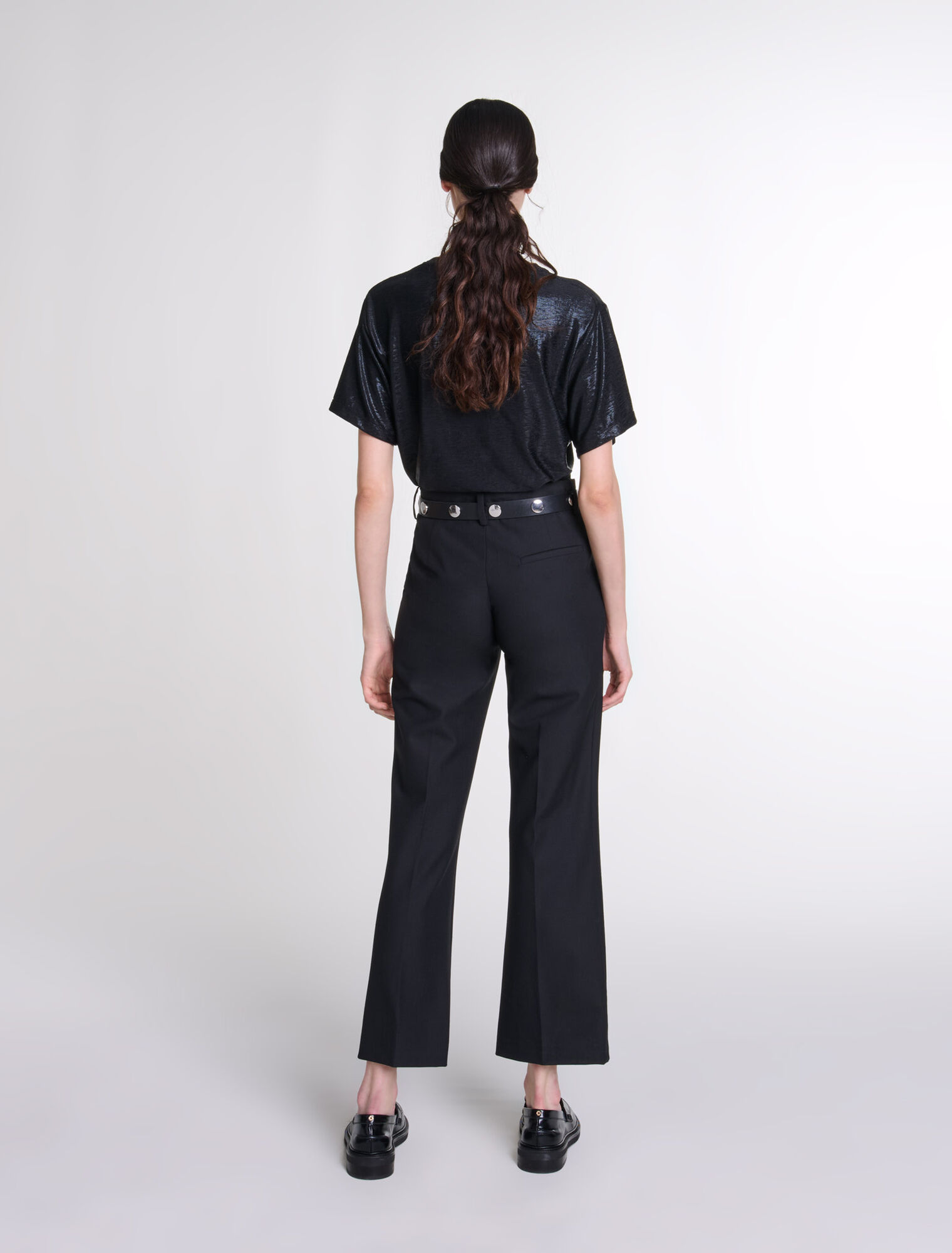 Camiseta de lamé