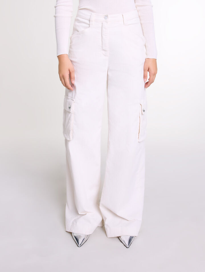 Pantalón cargo de pana