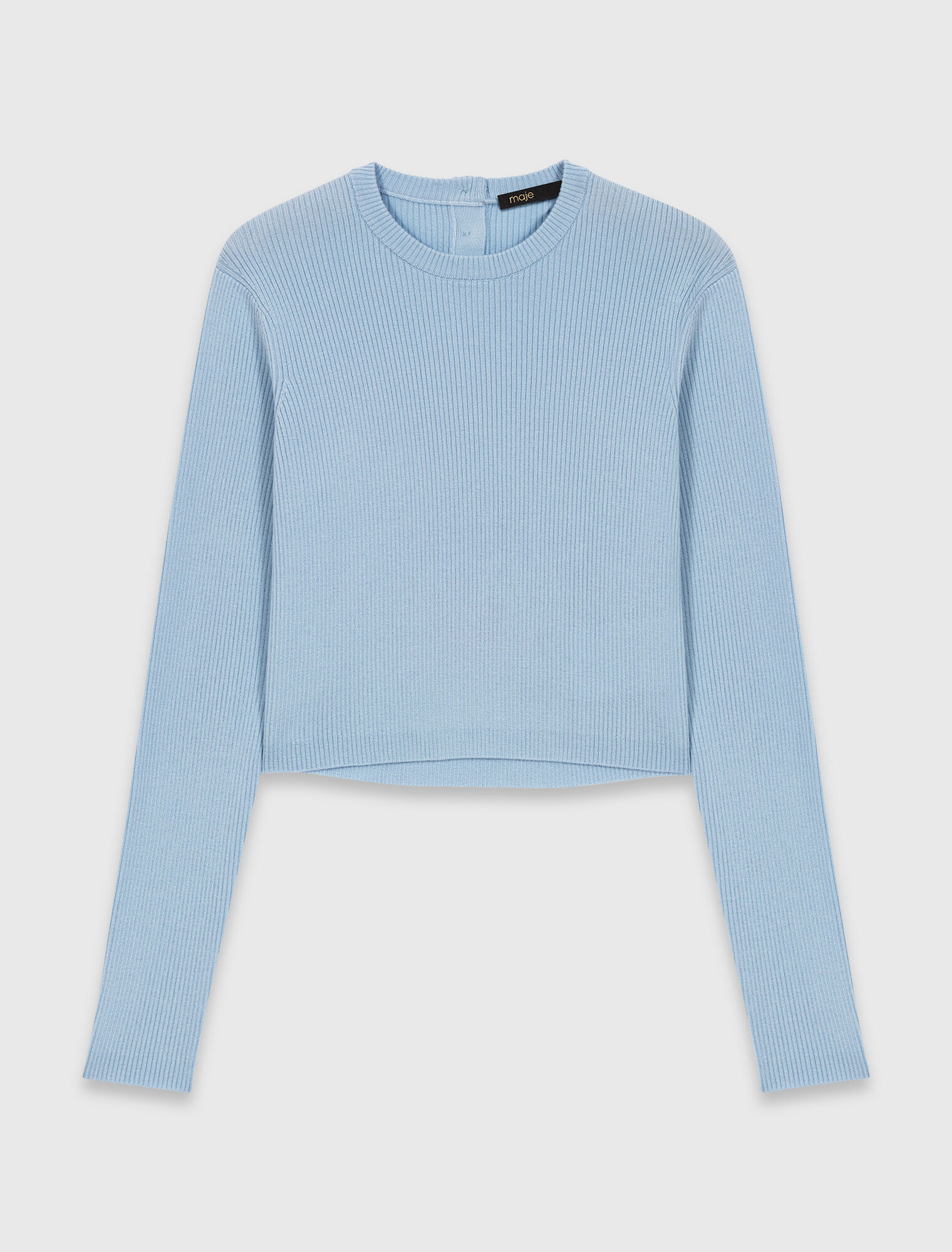 Jersey con botones joya detr&aacute;s