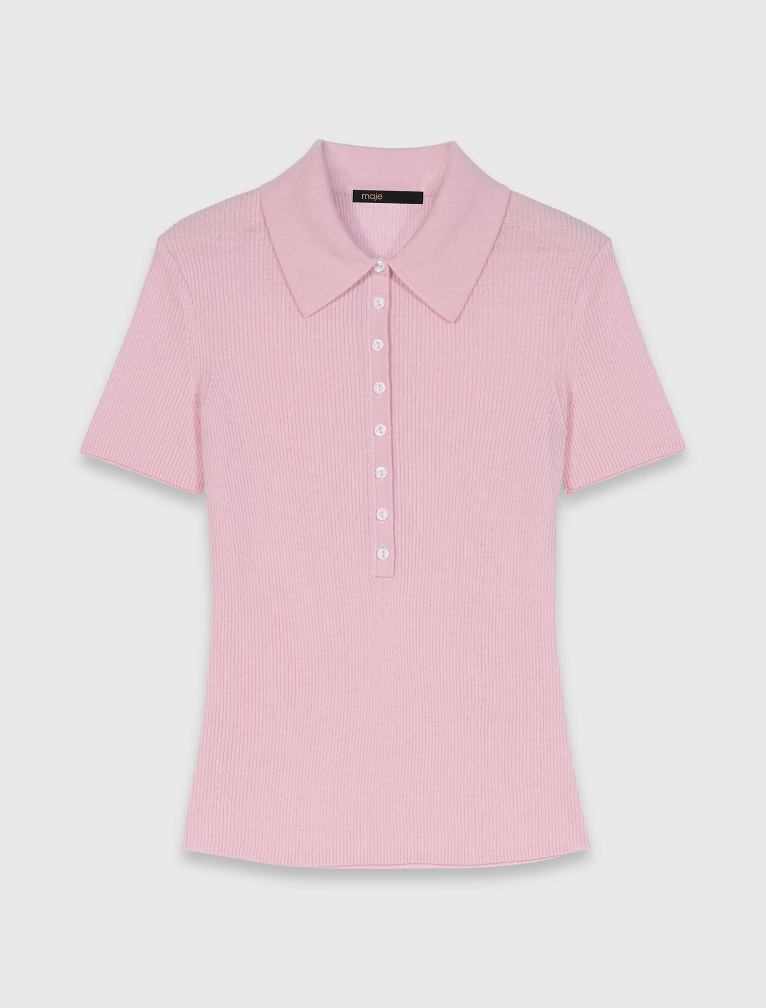 Jersey de canal&eacute; cuello polo