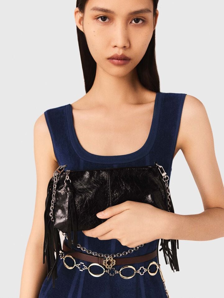 Cartera Miss M pouch cuero barniz