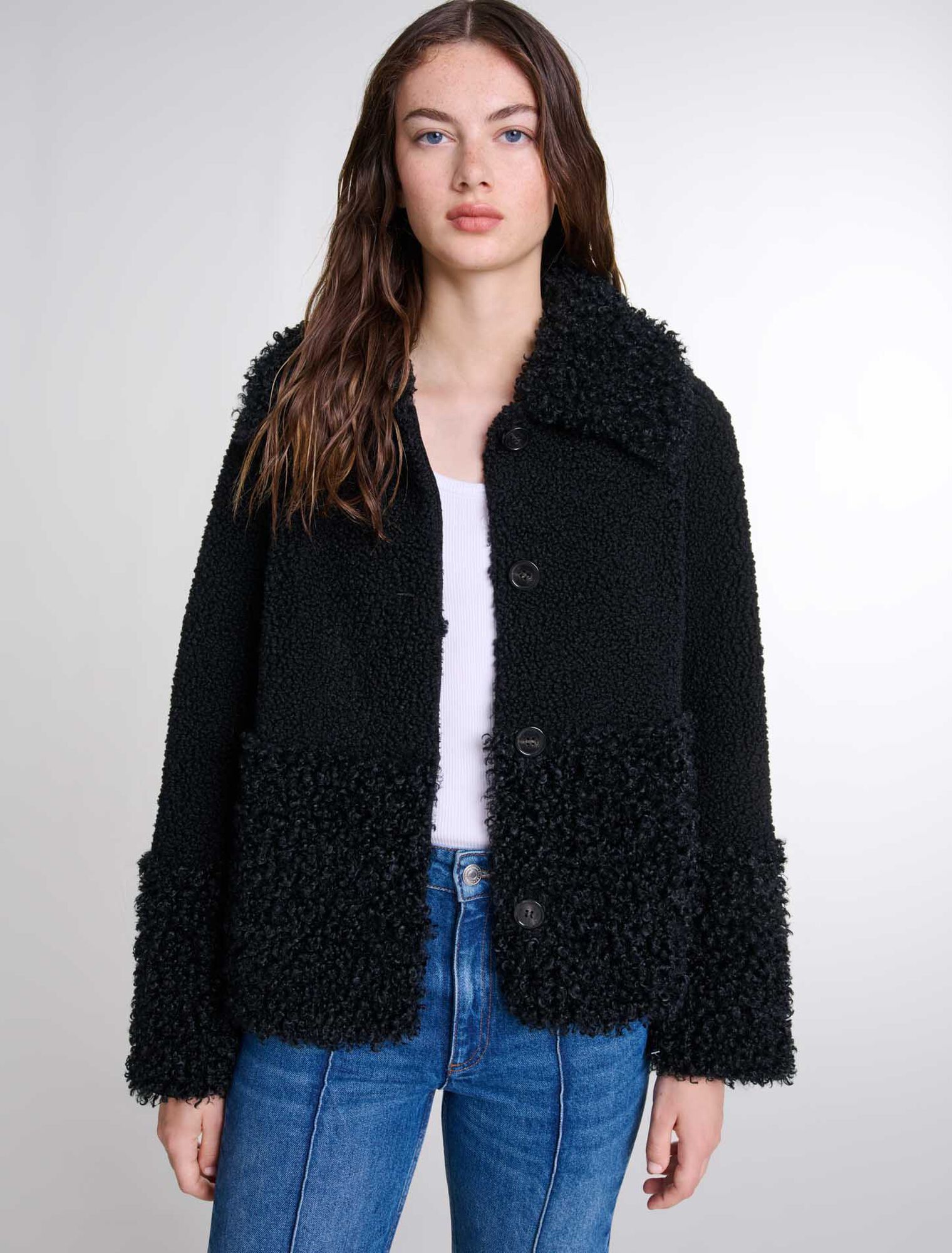 Chaqueta de rizo