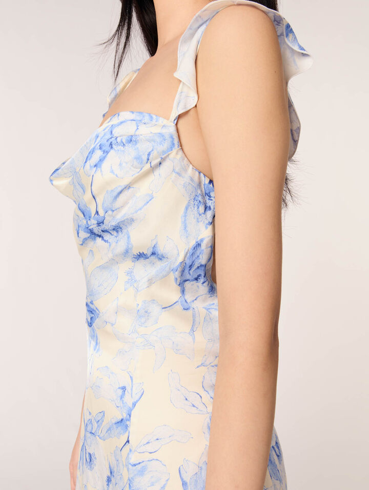 Vestido corto estampado