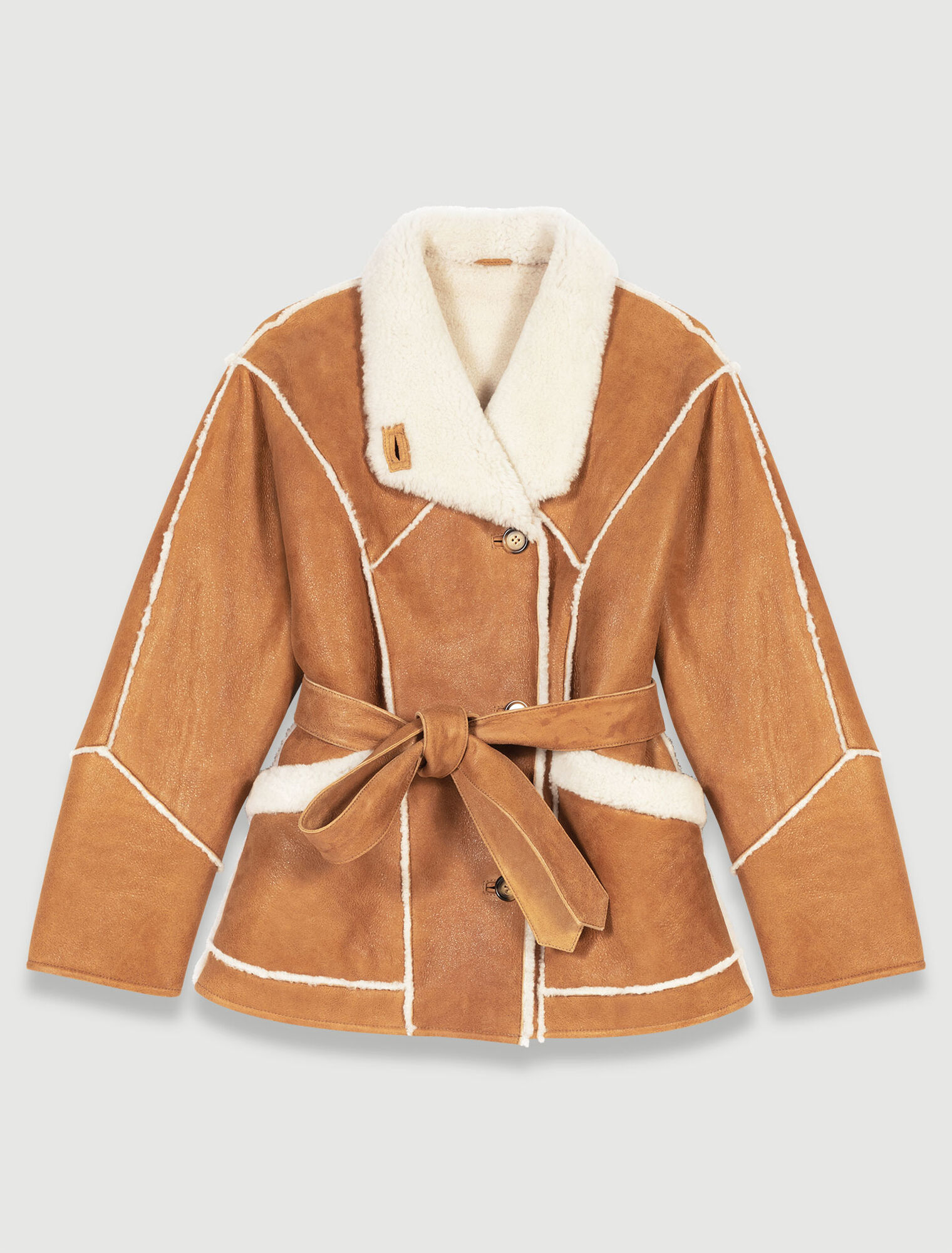 Abrigo corto de borreguillo