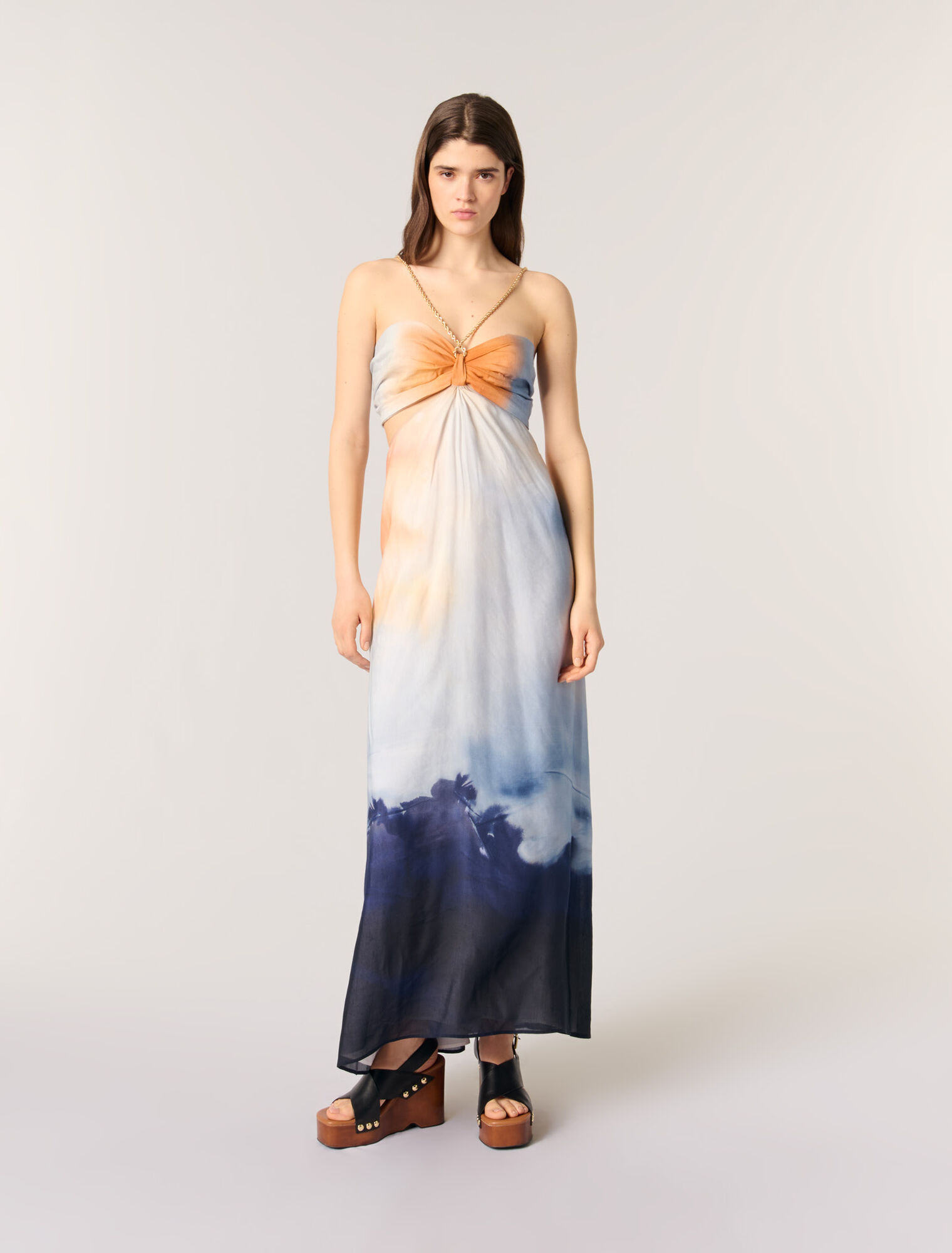 Vestido largo tie dye