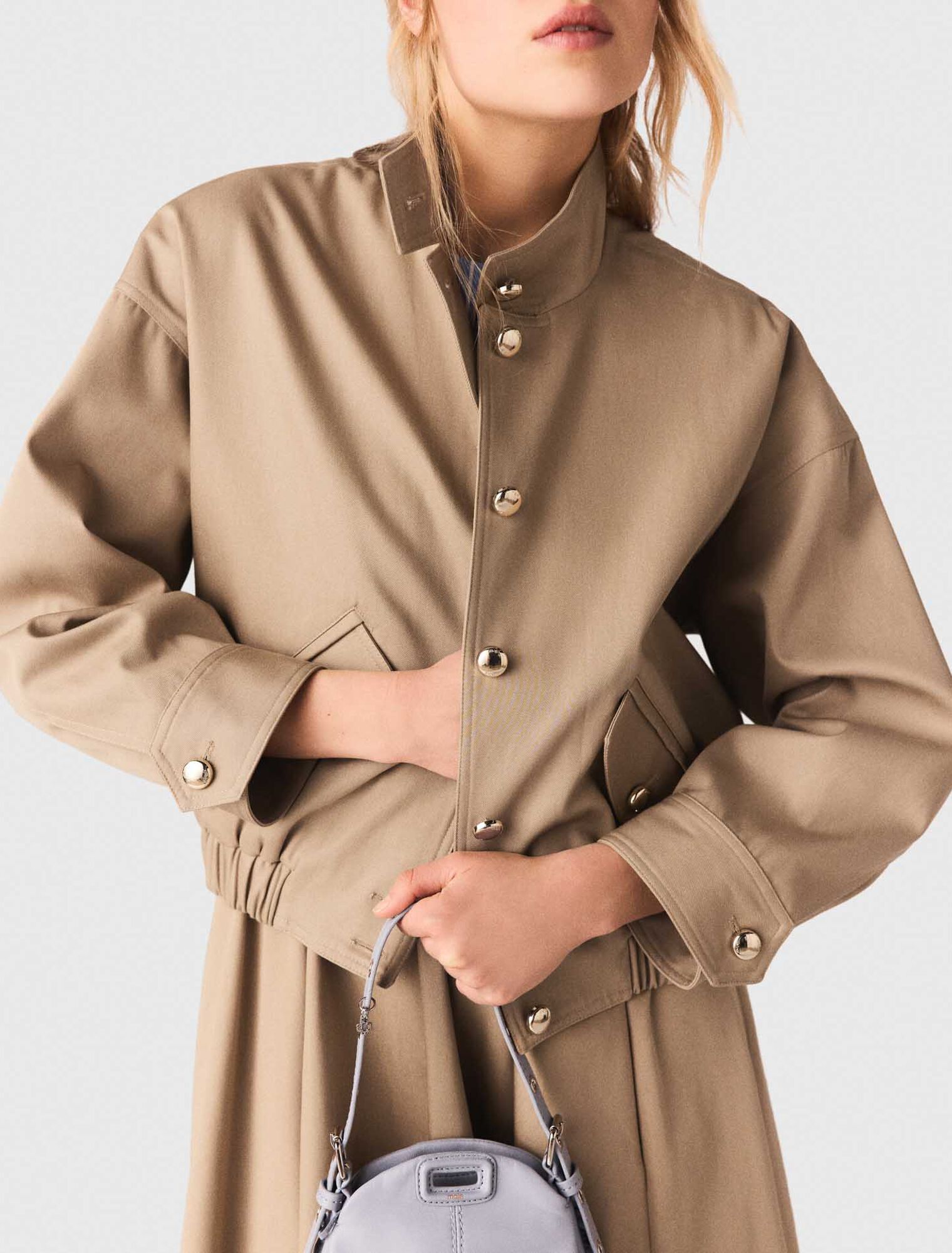 Cazadora bomber de algod&oacute;n