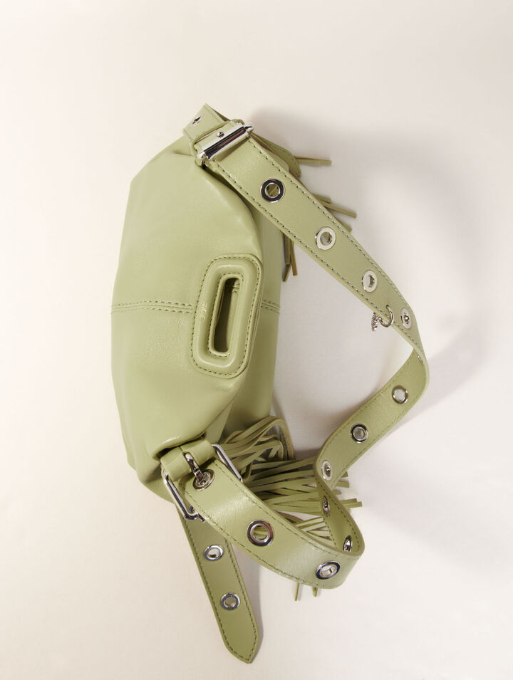 Bolso Miss M mini de cuero liso