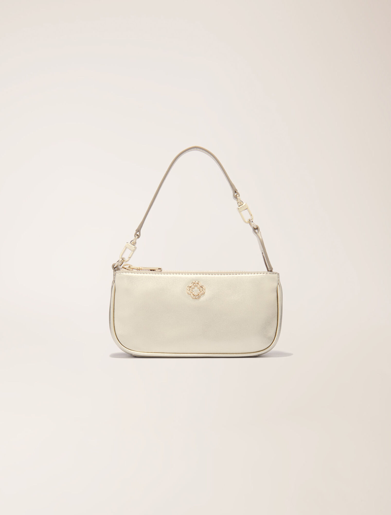 Bolso Sarah de piel metalizada