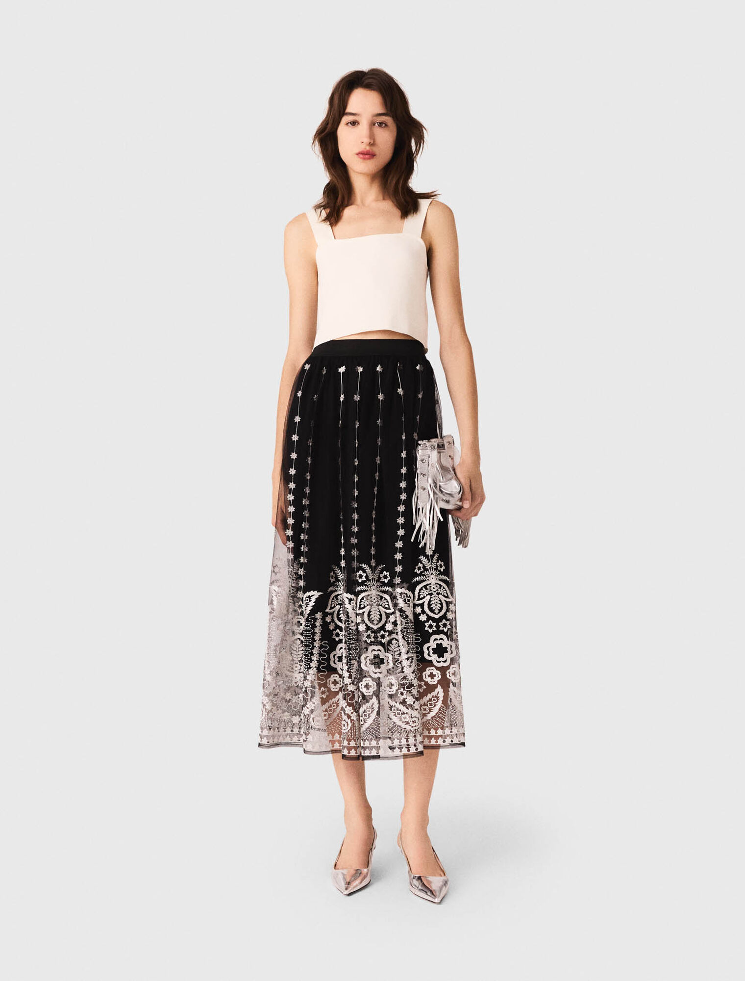 Crop top de punto