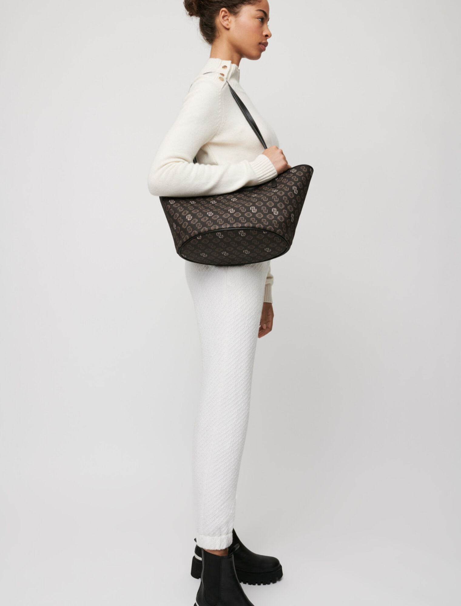 Pantalones de jogging estilo tweed