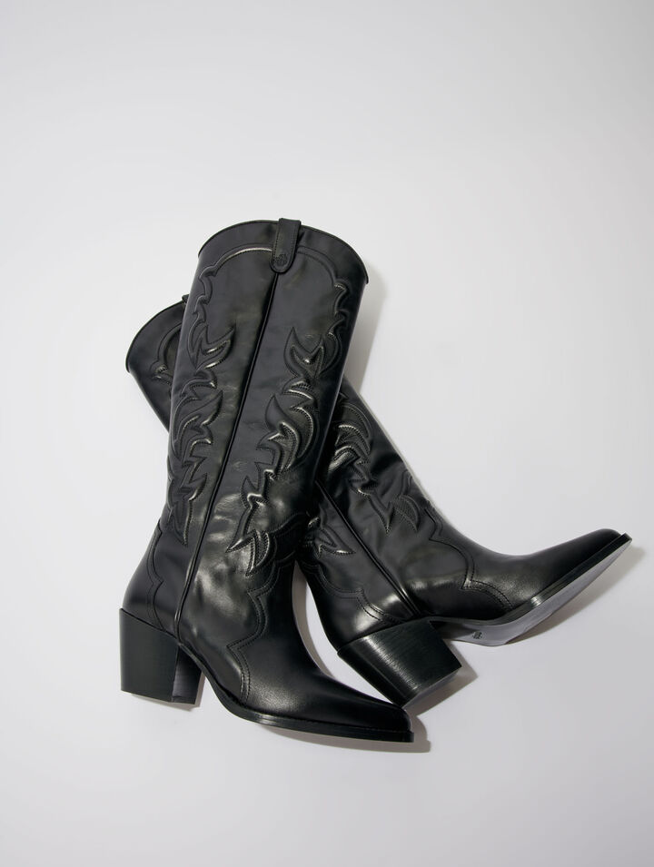 Botas de cuero western