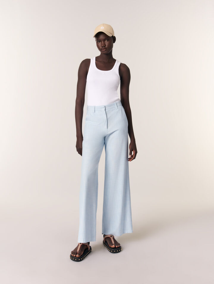 Pantalón sastre ancho