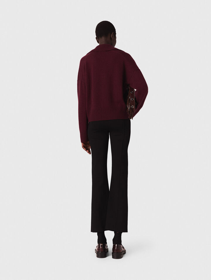 Pantalones con abertura
