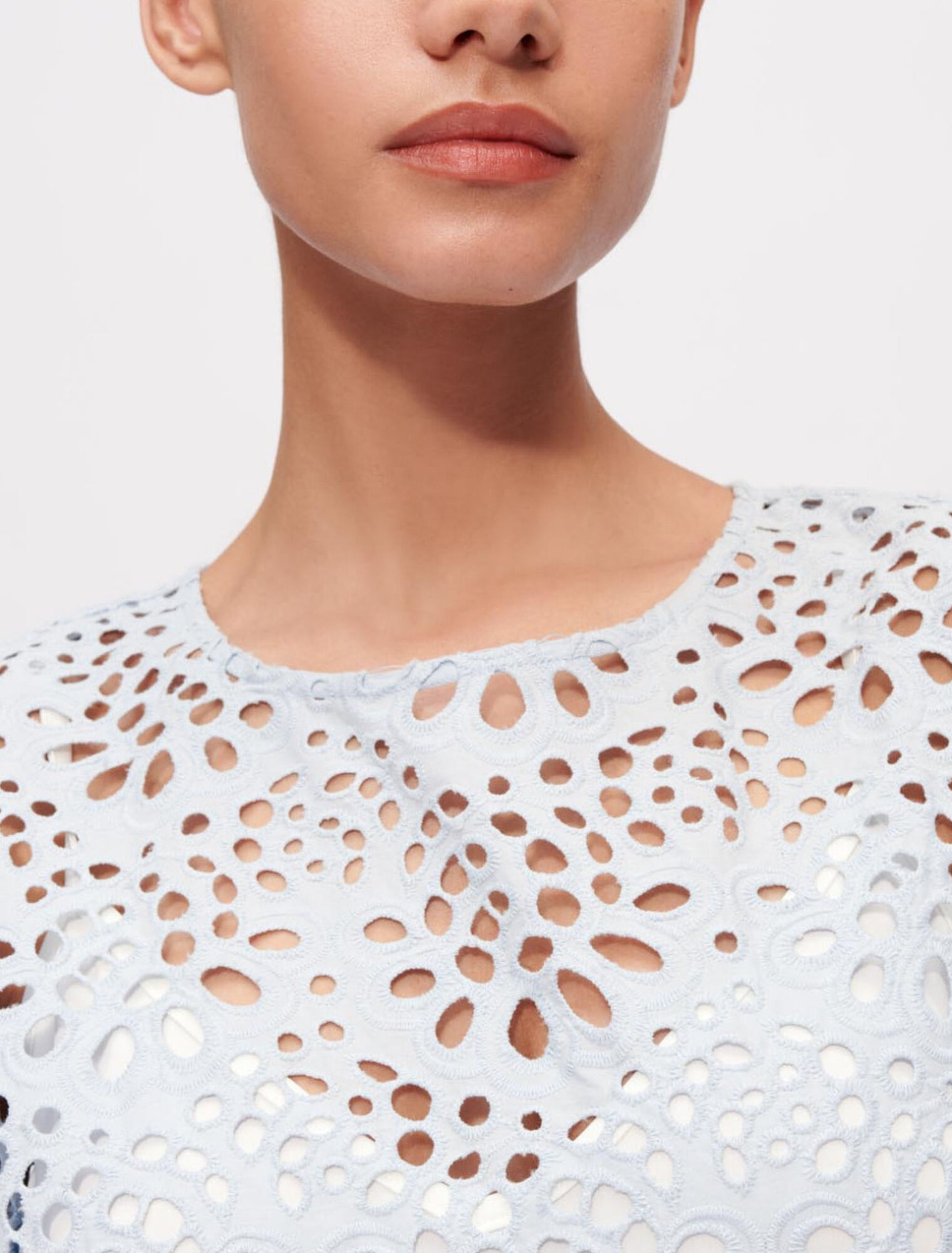 Vestido de guipur