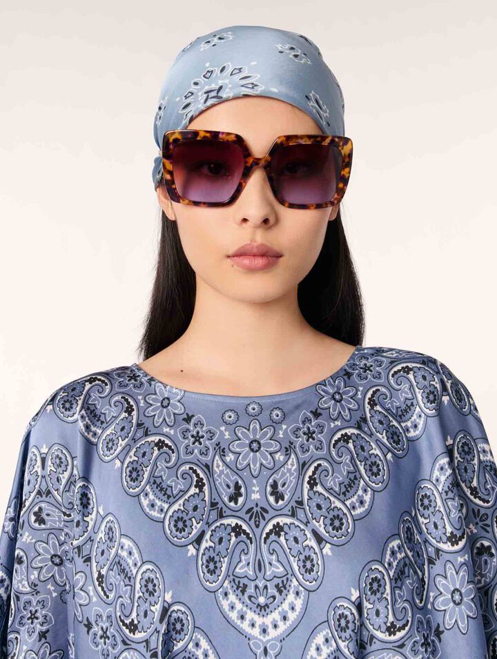 Pañuelo con estampado bandana