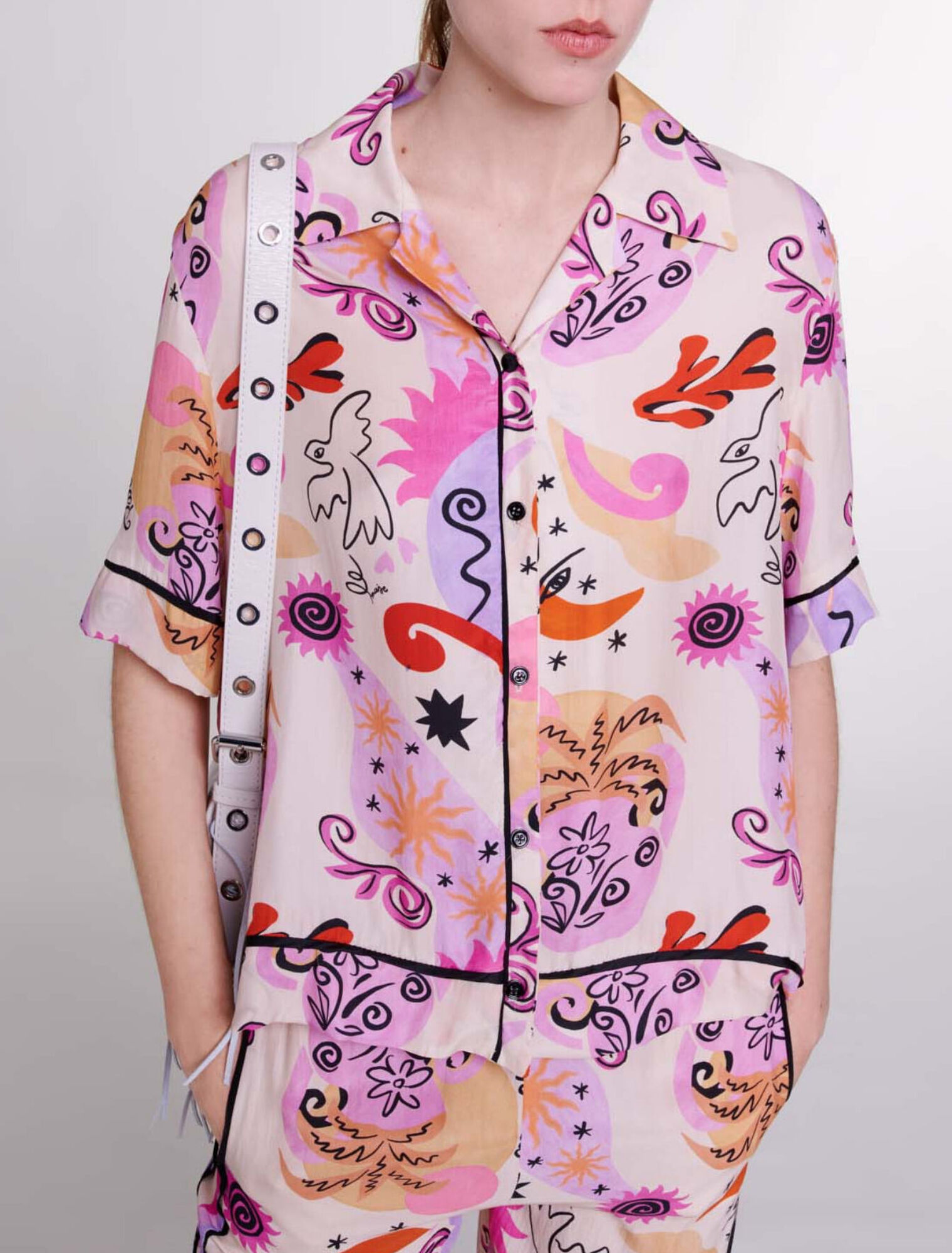 Camisa de seda