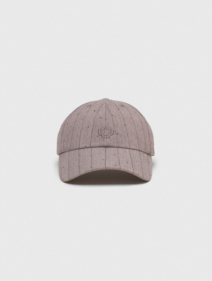 Gorra de algodón estampada