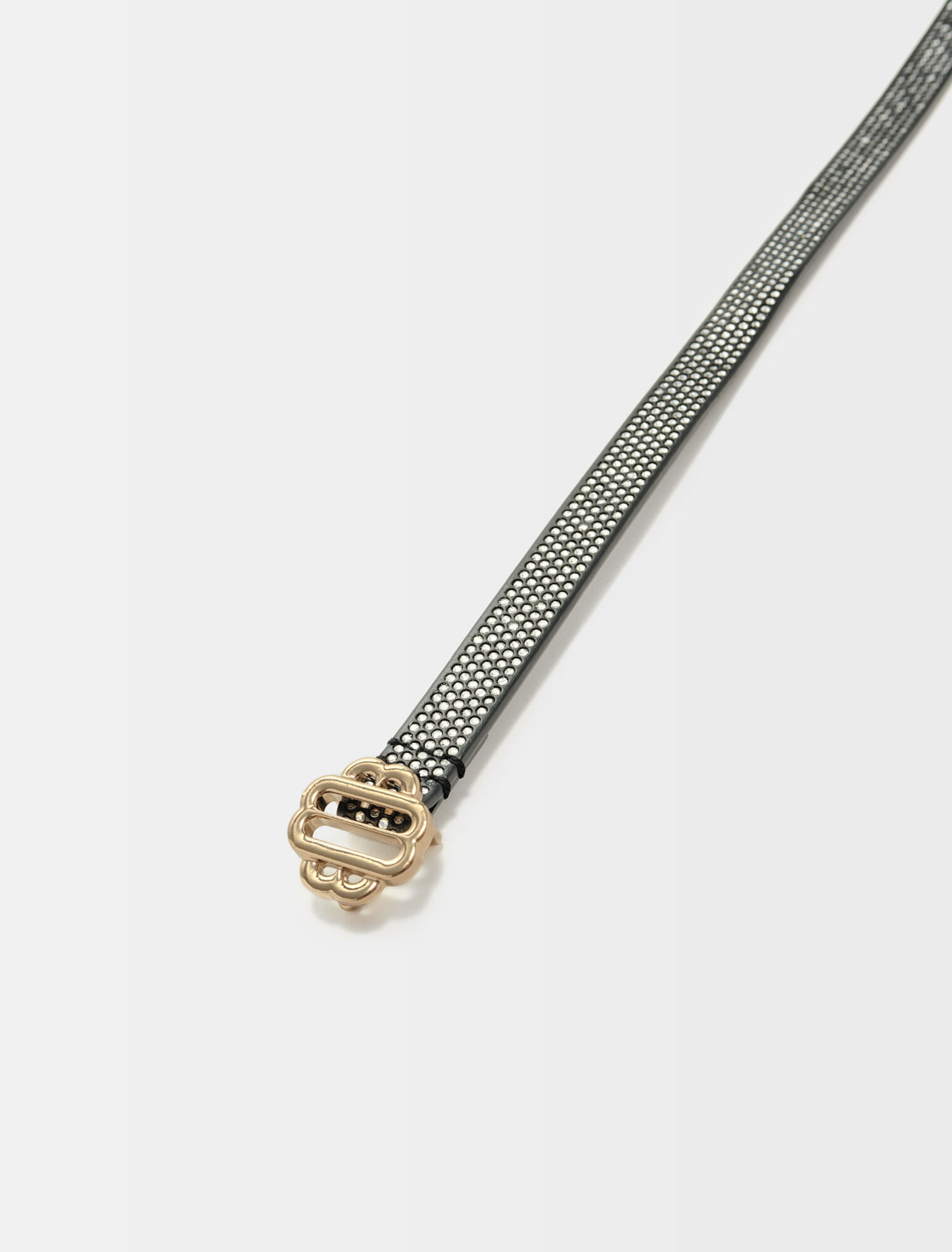 Cinturón de pedrería hebilla Clover Maje