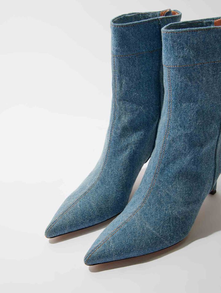 Botines vaqueros punta puntiaguda