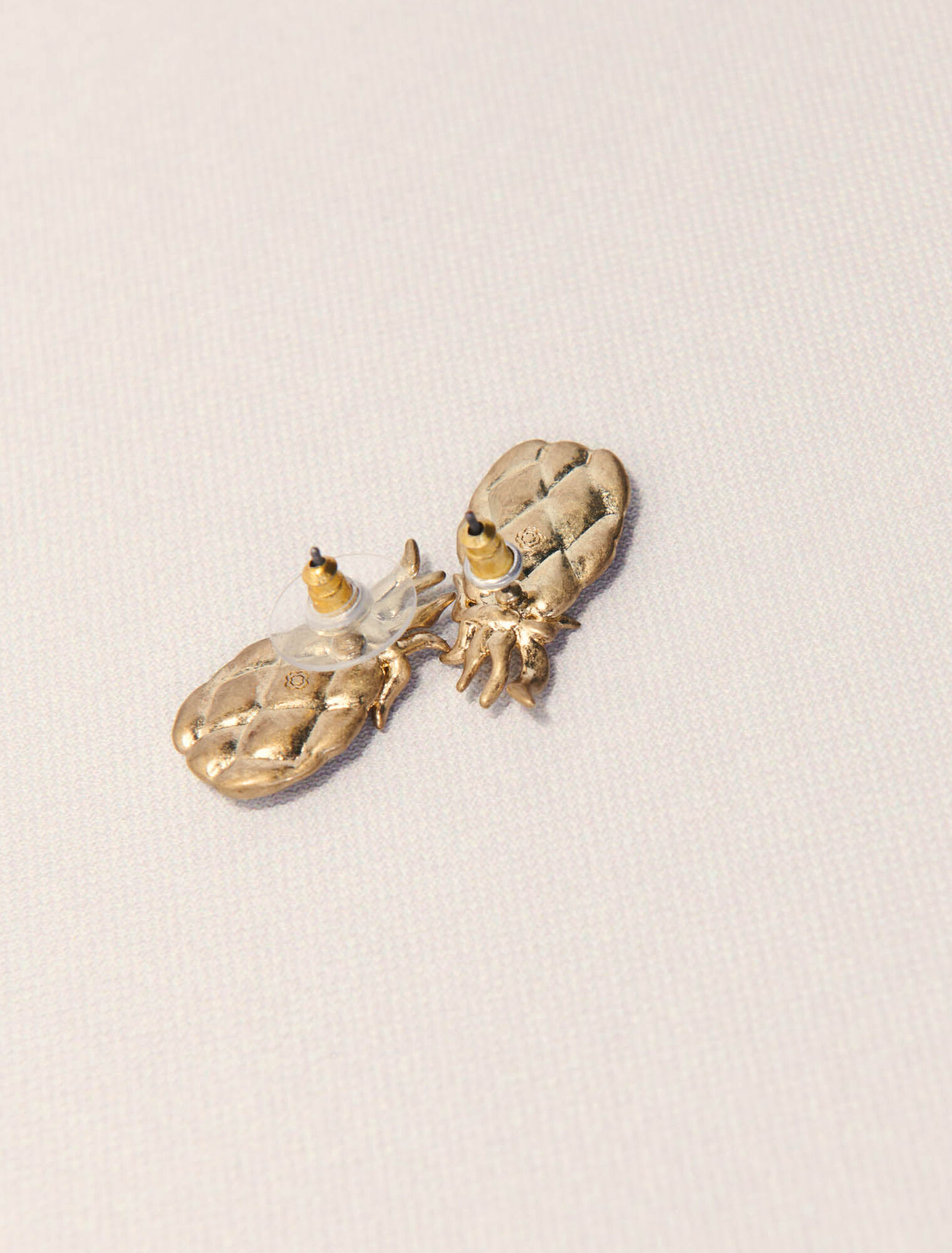 Pendientes de piña con strass