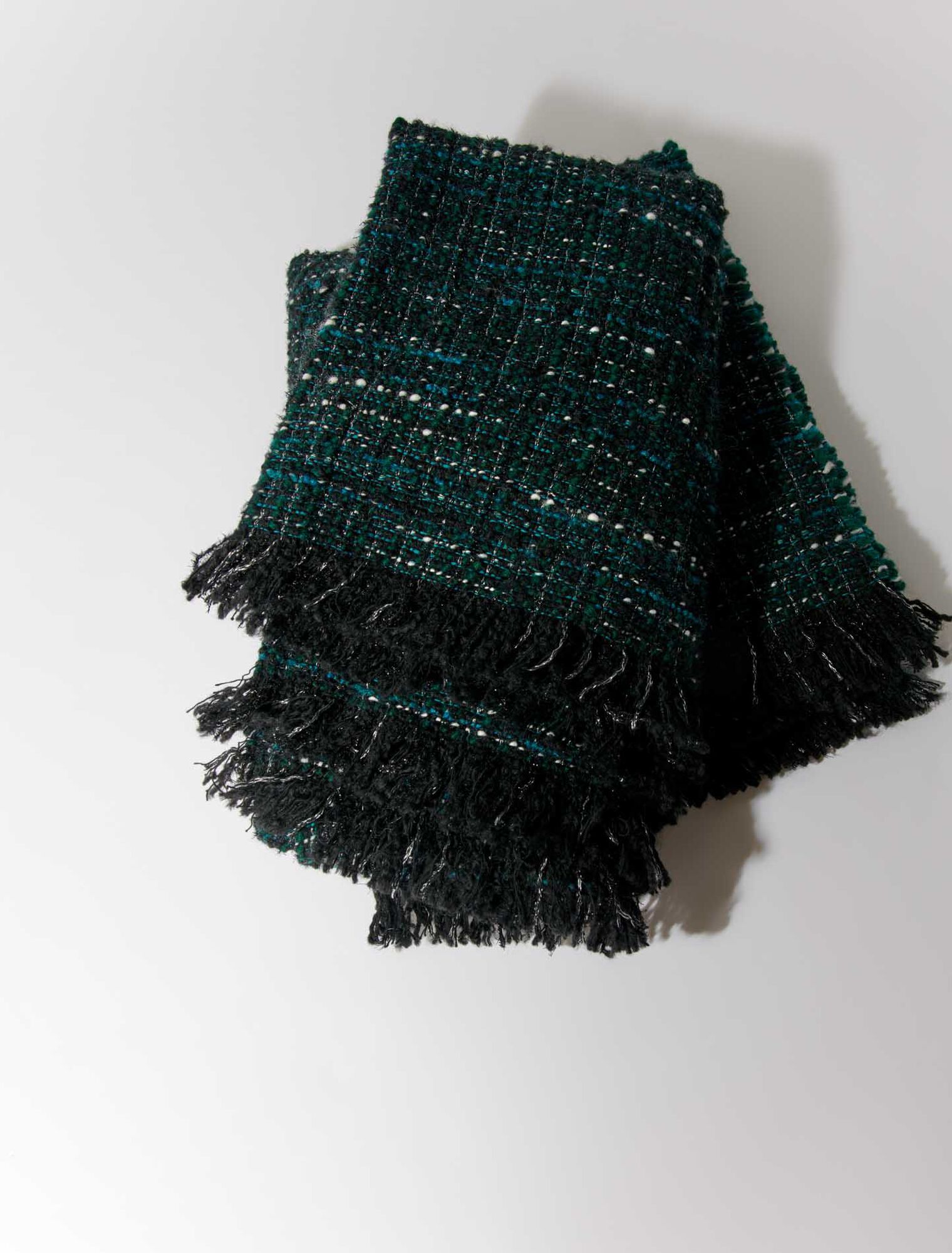 Poncho de tweed