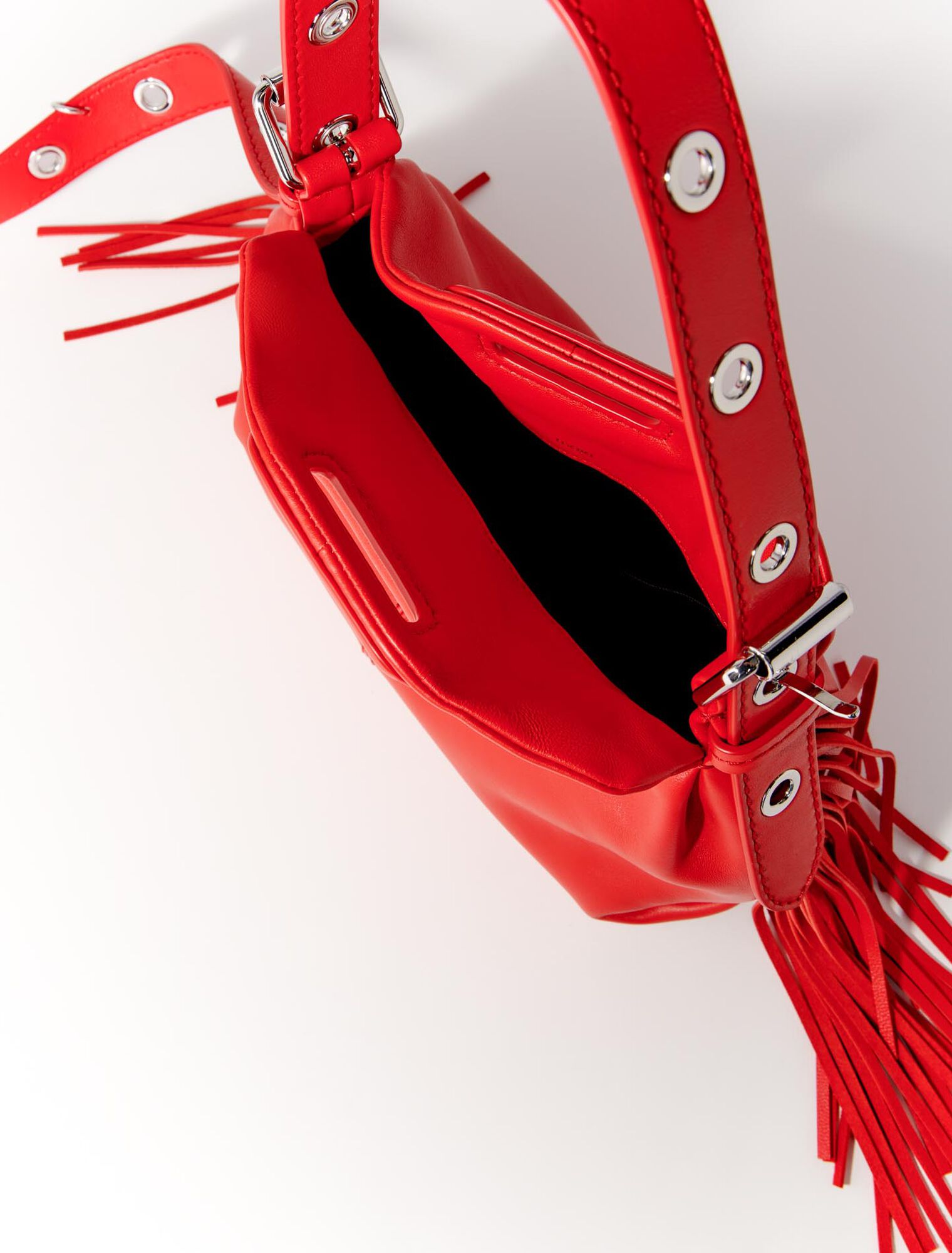 Bolso Miss M mini de cuero liso