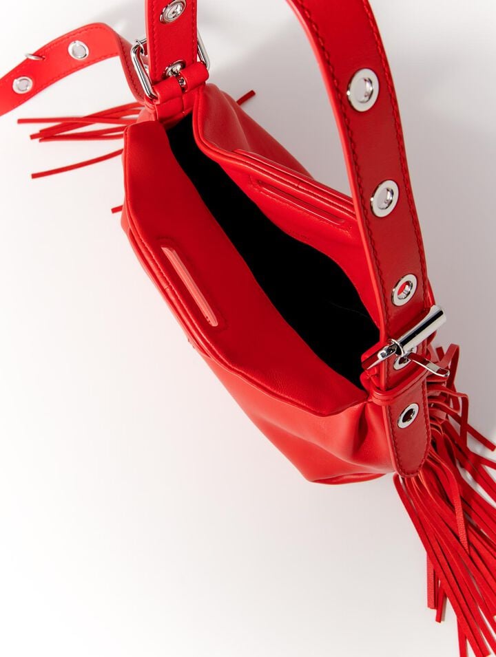 Bolso Miss M mini de cuero liso