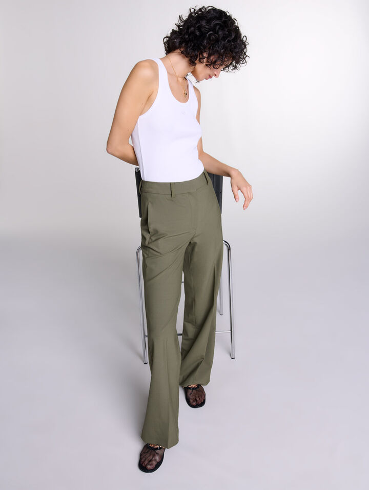 Pantalón sastre recto