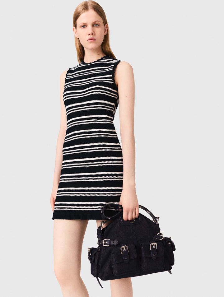 Vestido corto de ganchillo