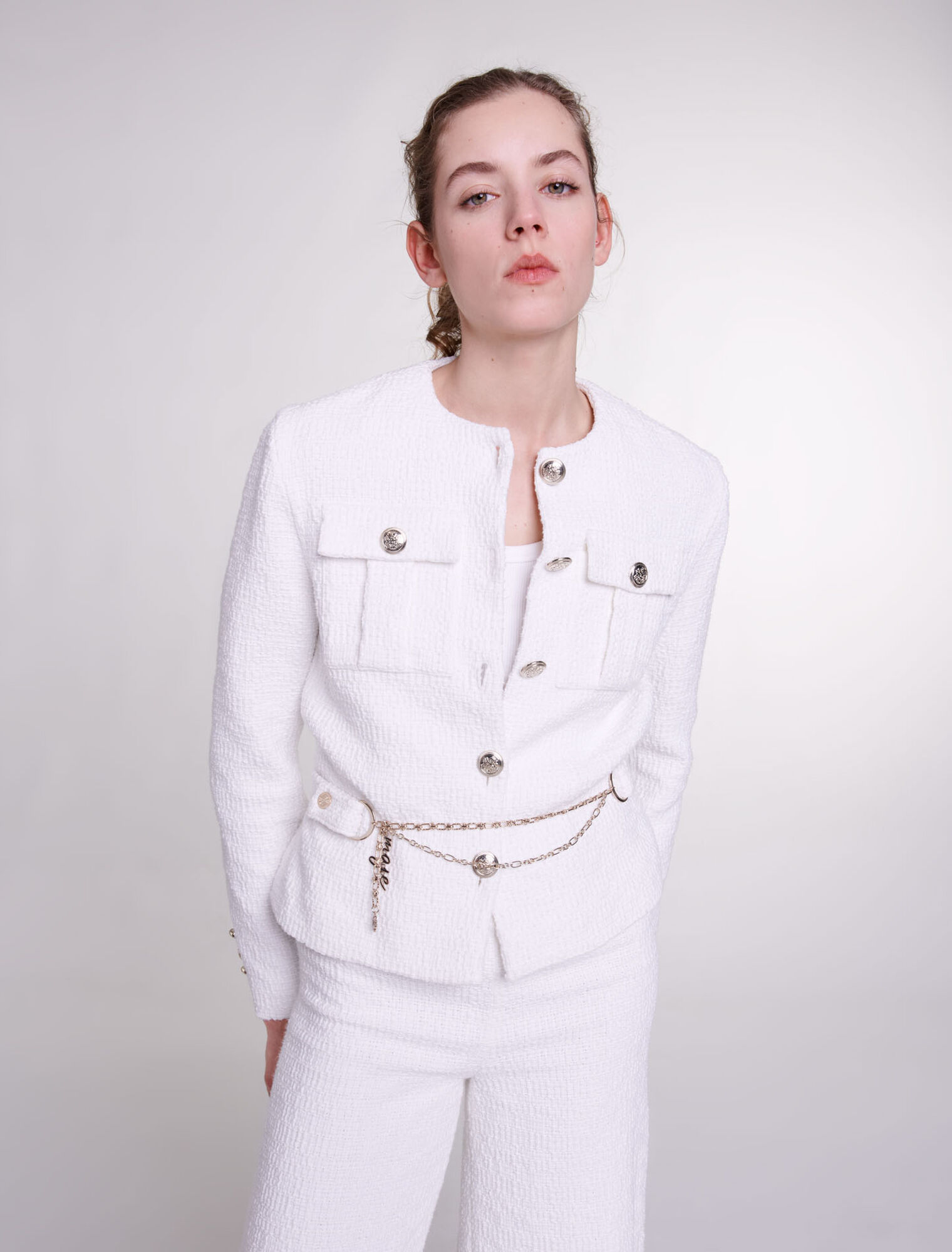 Chaqueta de tweed