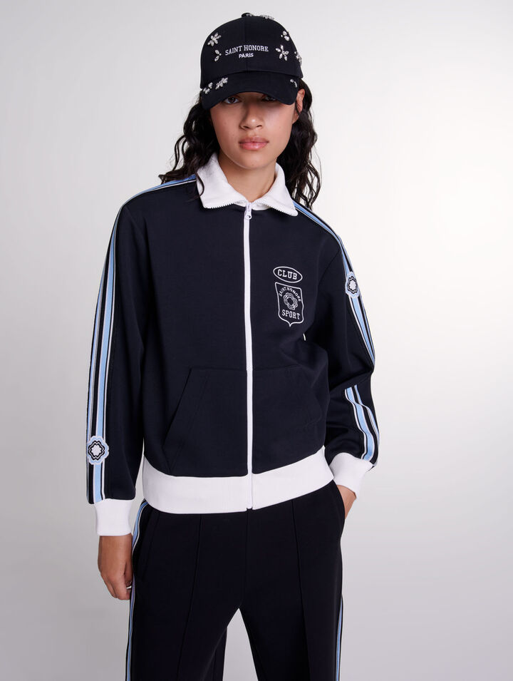 Chaqueta de chándal bordada